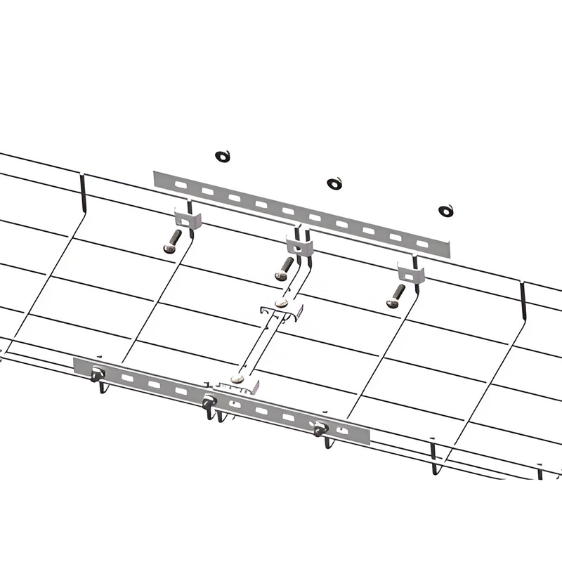 Multi-Point Reinforcement Splice System for Wire Mesh Cable Trays