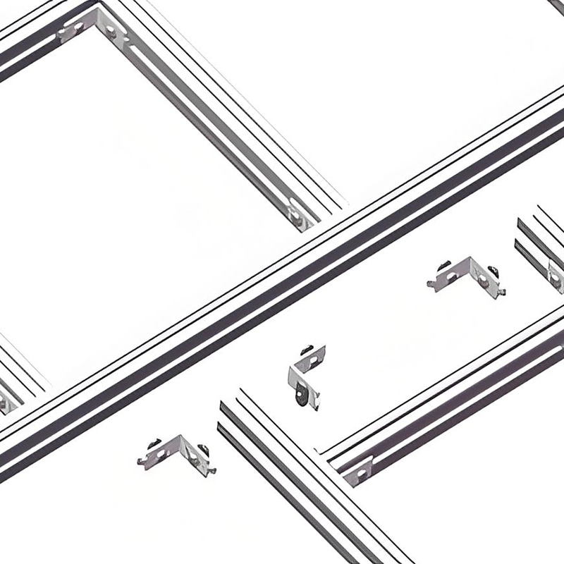 Aluminum Raceway Structural Connector (90° Quad-Bolt Series)