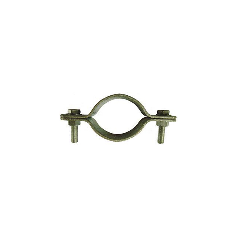 YWGJF1 Heavy-Duty Double-Bolt Flat Steel Pipe Clamp
