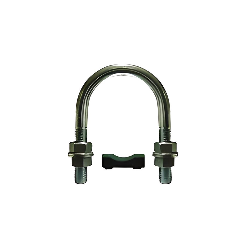 YWGJU2 Heavy-Duty U-Bolt Pipe Clamps with Plastic Cushion Blocks
