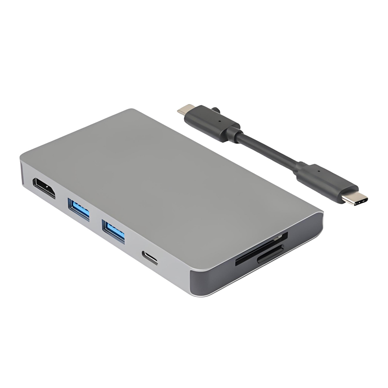 USB 3.1 Type-C to USB 3.0X2+MicroSD+SD/MMC+PD Charging A USB 3.1 Type-C to USB 3.0X2+MicroSD+SD/MMC+PD Charging A